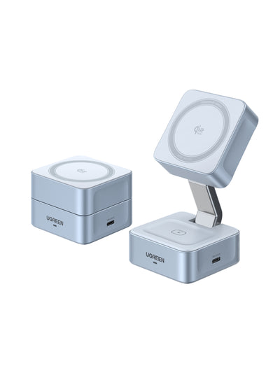 UGREEN MagFlow 2-in-1 マグネット式ワイヤレス充電器 25W