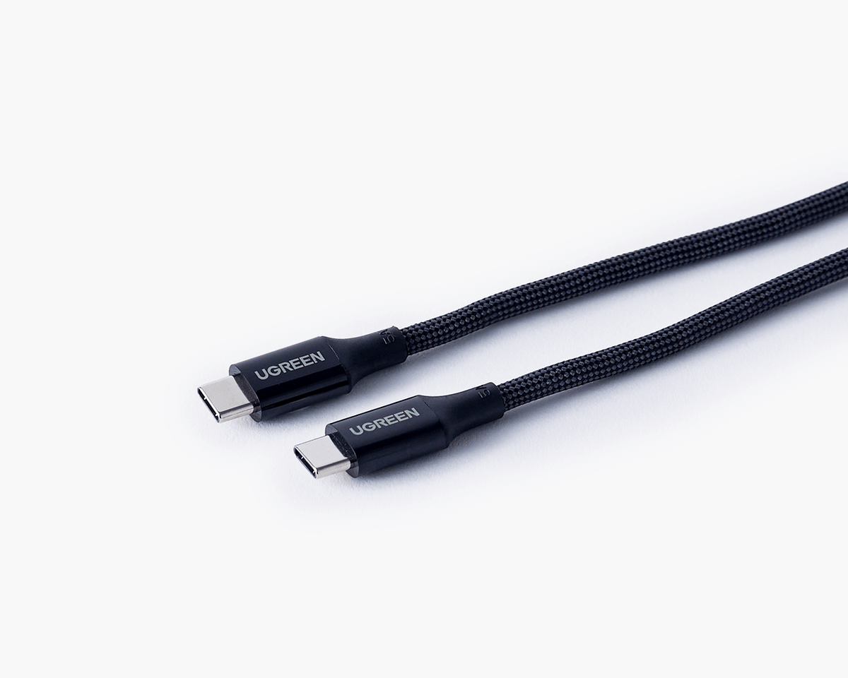 UGREEN USB-C to USB-C 高耐久ナイロン編組急速充電ケーブル UGREEN USB-C to USB-C 高耐久ナイロン編組急速充電ケーブル
