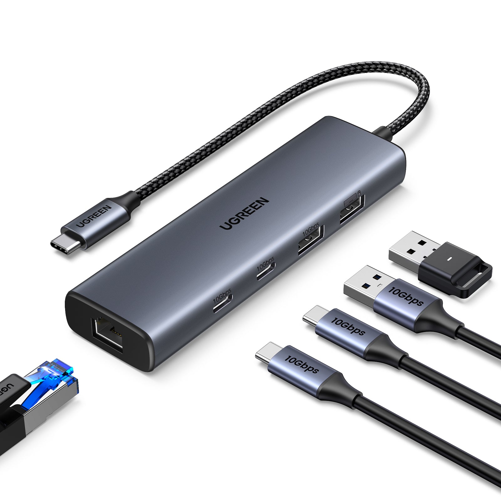 UGREEN 6-in-1 USB-C LANハブ