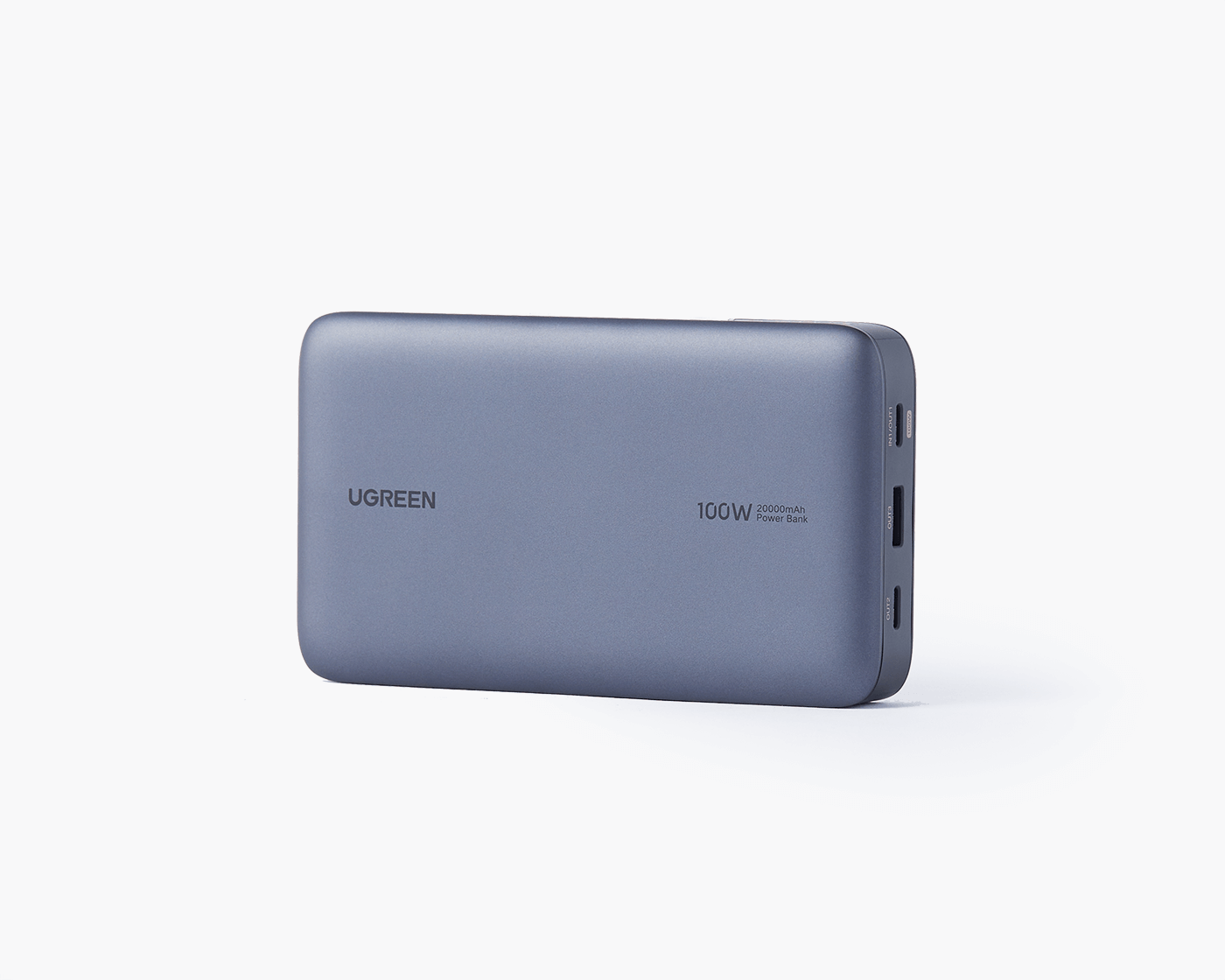 UGREEN Nexode 20000mAh 2way急速充電モバイルバッテリー 100W USB-C to USB-Cケーブル付き