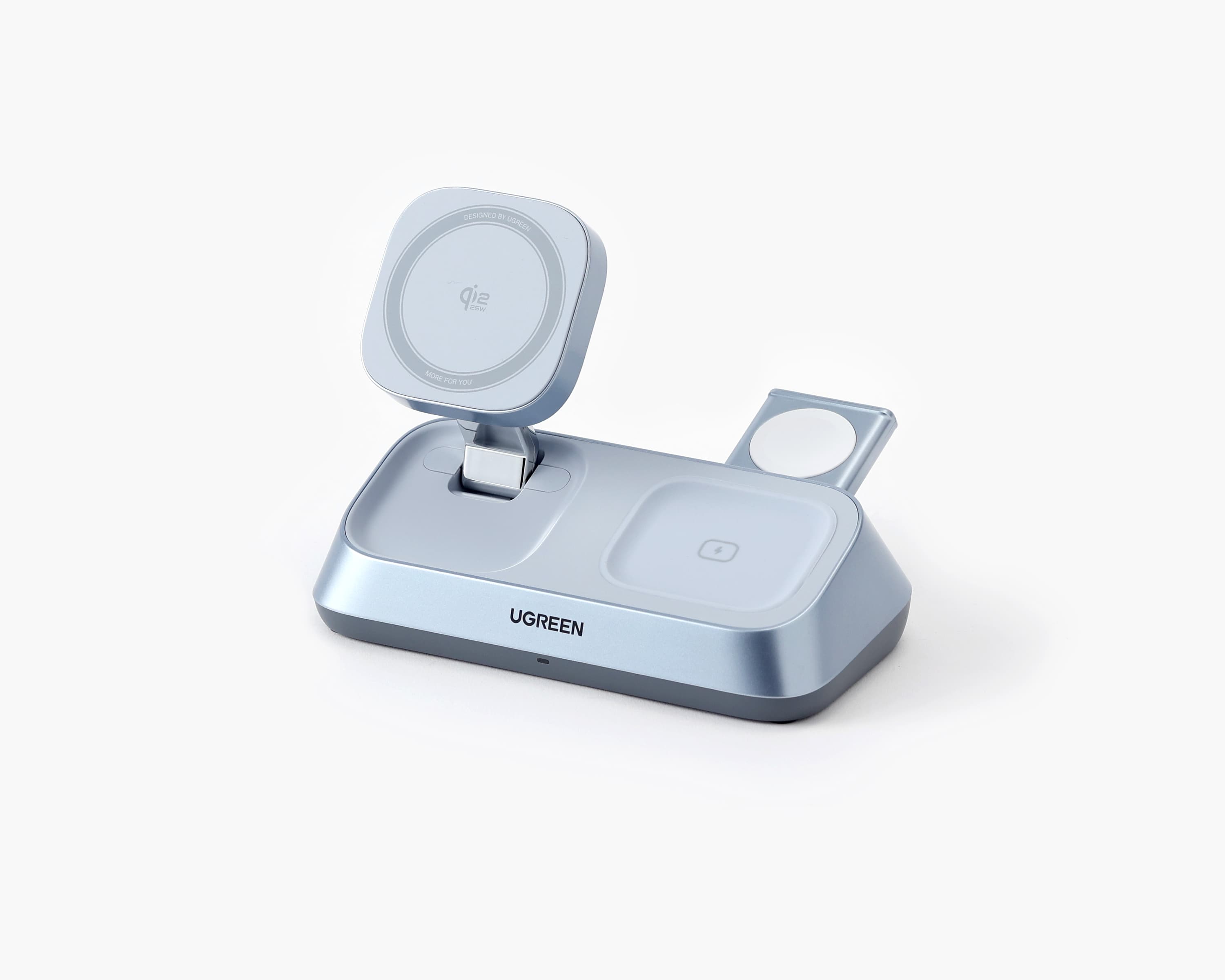 UGREEN MagFlow 3-in-1 マグネット式 ワイヤレス充電器スタンド 25W