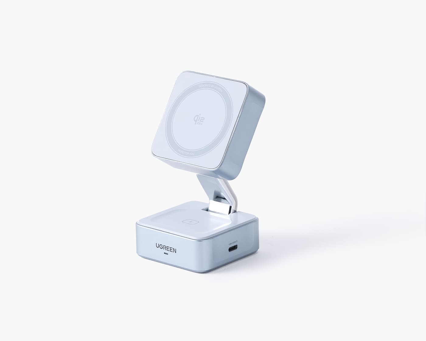 UGREEN MagFlow 2-in-1 マグネット式ワイヤレス充電器 25W