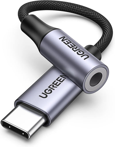 UGREEN USB C イヤホンジャック変換 USB C-3.5mm イヤホン変換アダプター