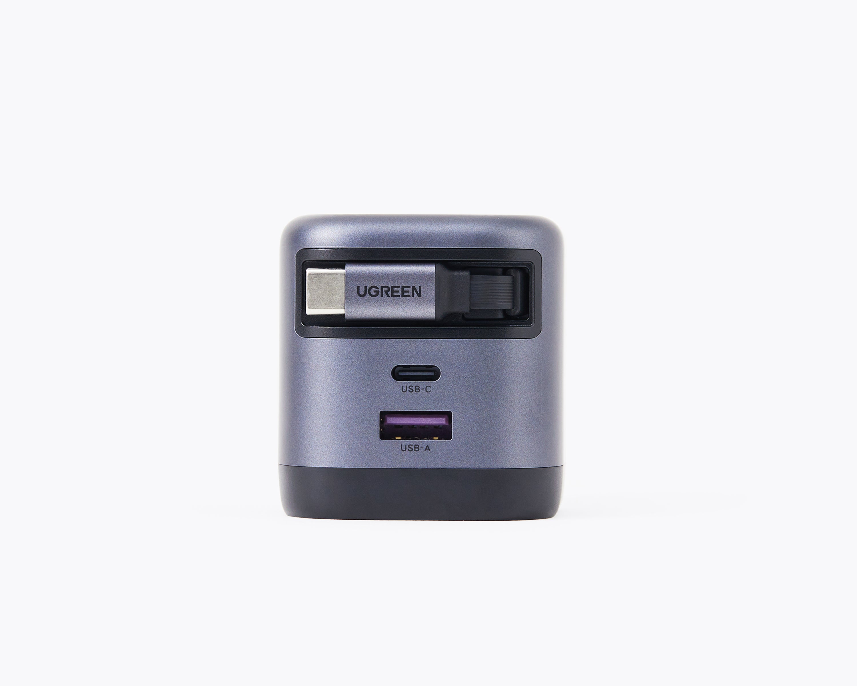 UGREEN Nexode 巻き取り式 USB-Cケーブル内蔵 充電器 45W