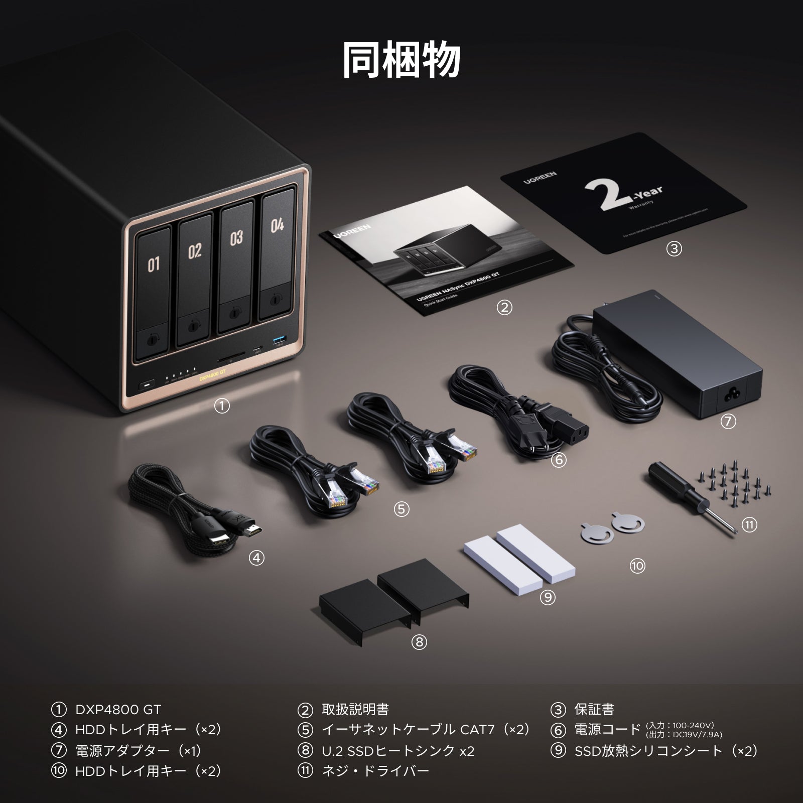 新発売｜UGREEN NASync DXP4800 GT