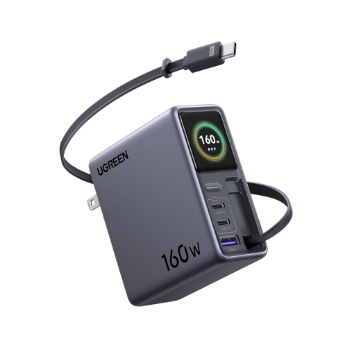 UGREEN Nexode Pro 160W 巻き取りケーブル内蔵充電器
