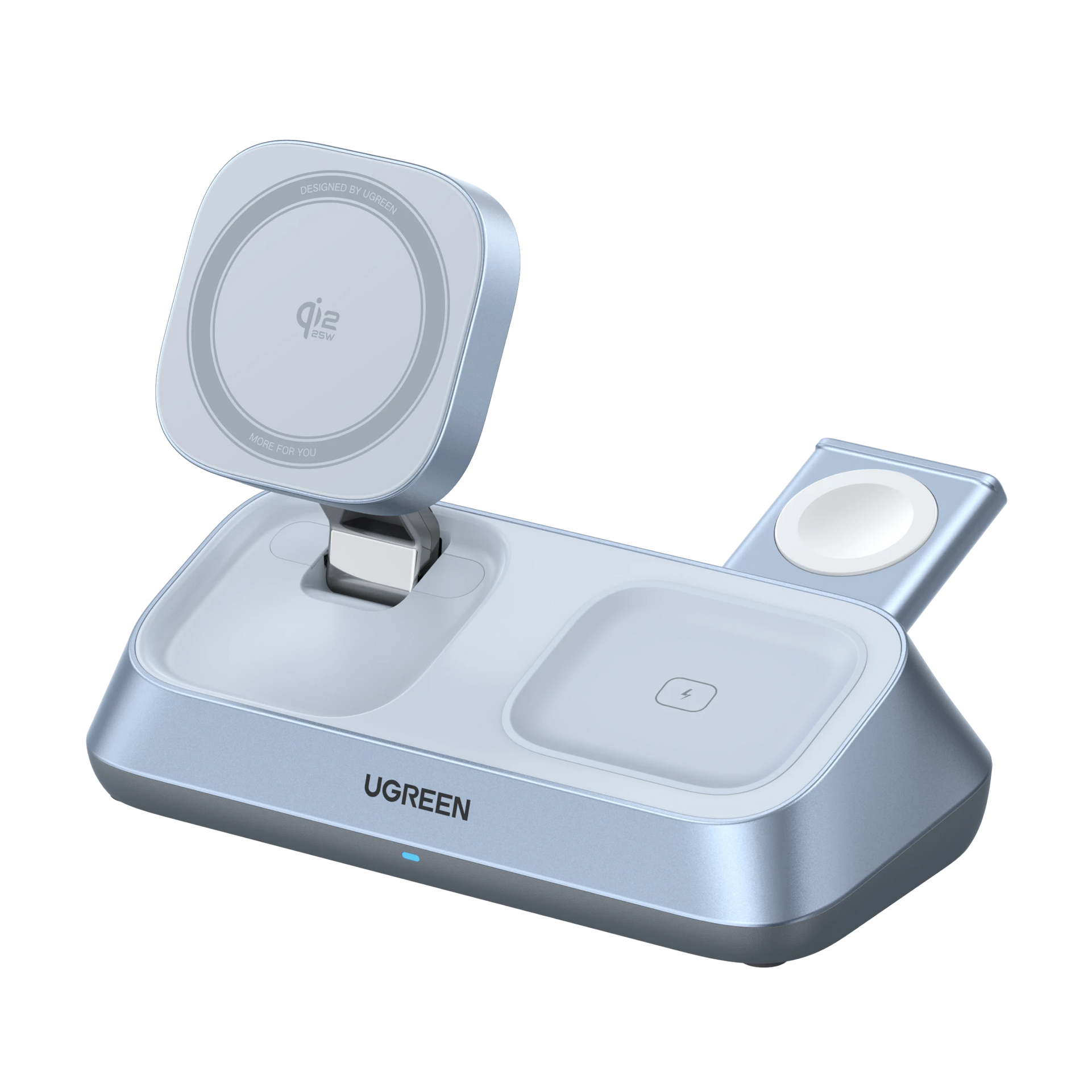 UGREEN MagFlow 3-in-1 ワイヤレス充電器 マグネット式急速充電スタンド