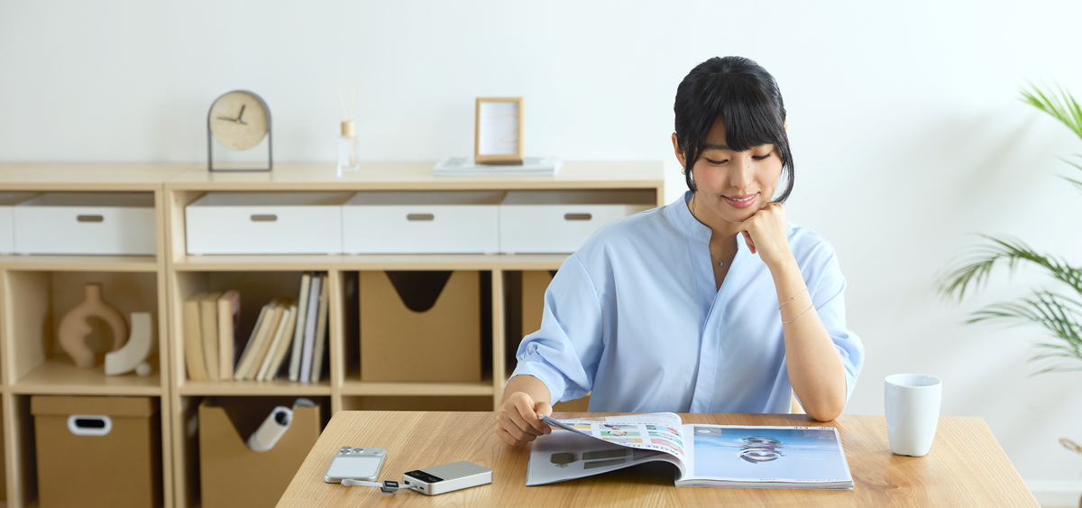 自宅で日常的に使えるUGREEN DymondCell™搭載モバイルバッテリー