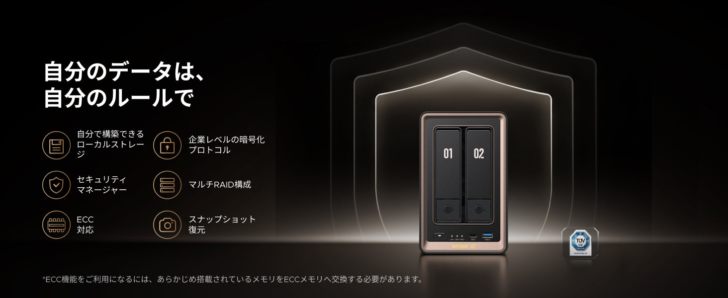 自分のデータは、自分のルールで。
